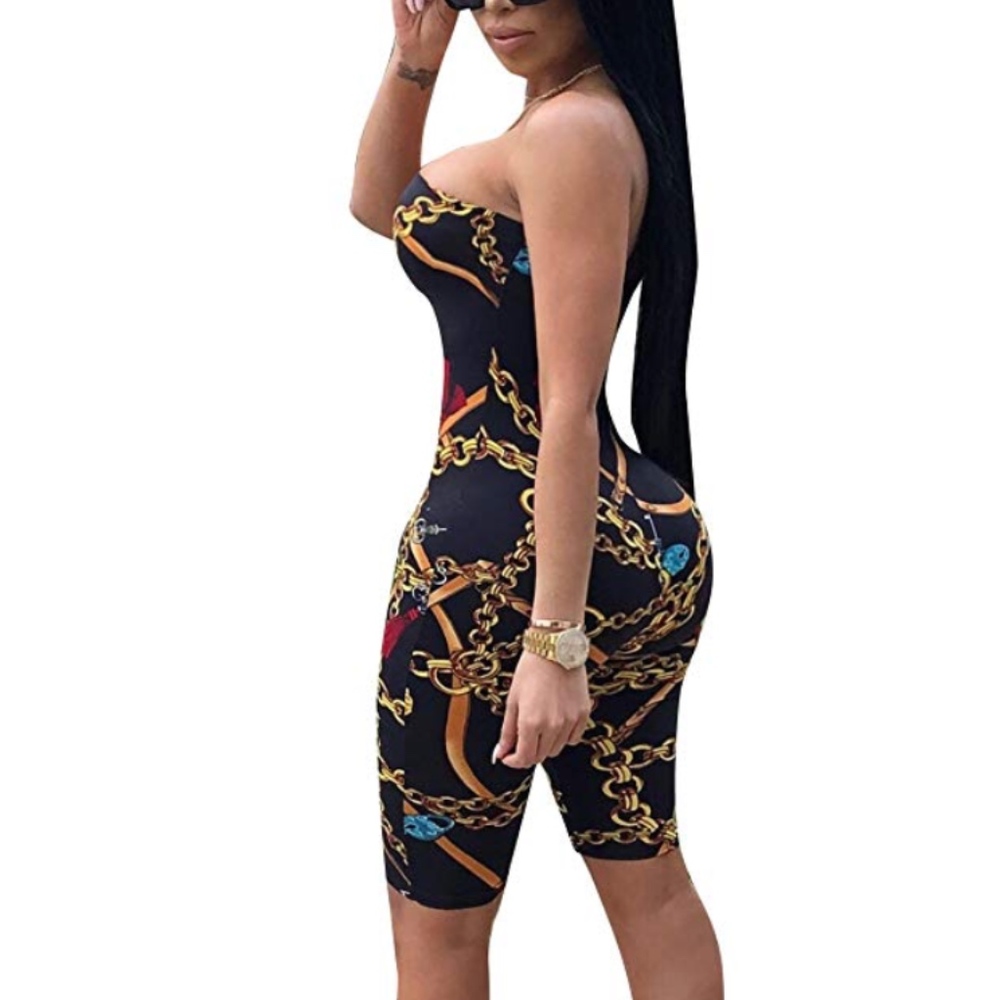 Bodycon Capri Jumpsuits Rompers